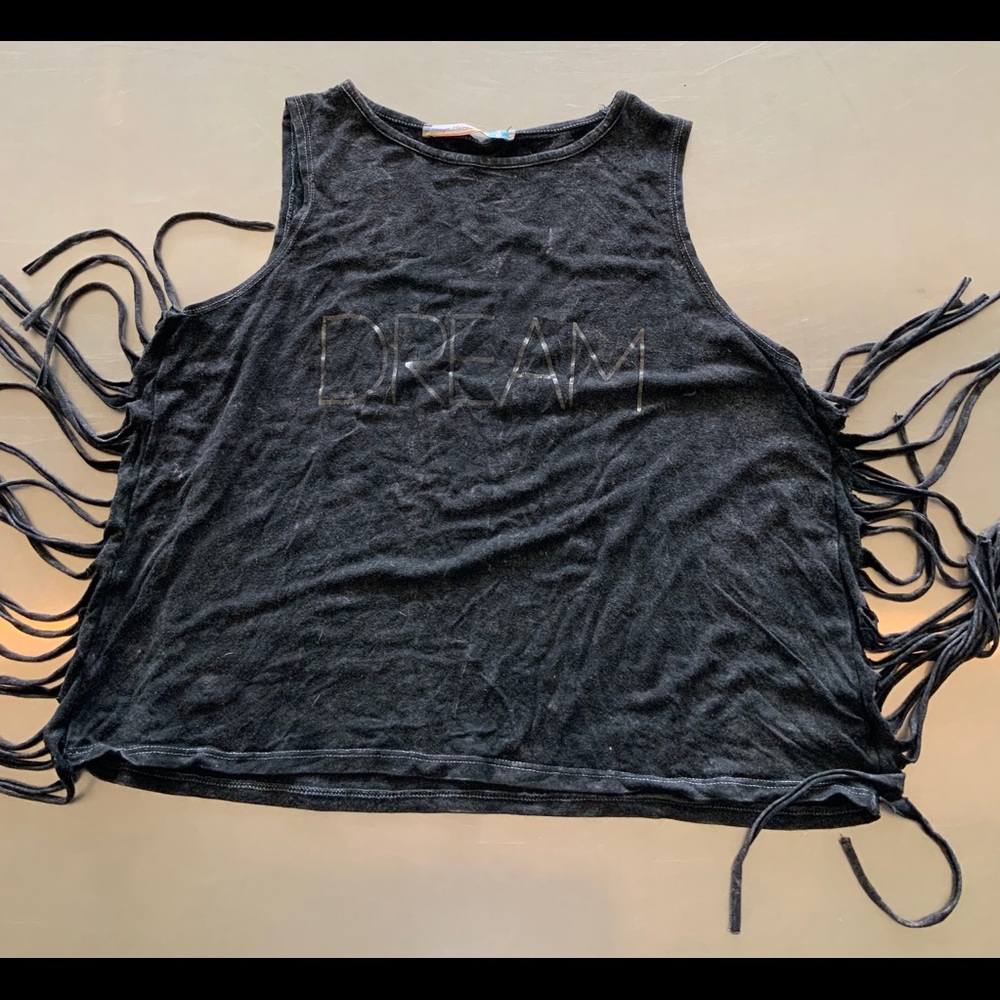 Dream tee with fringe